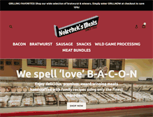 Tablet Screenshot of nolechekmeats.com
